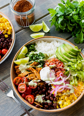 Burrito Bowl at Chipotle Mexican Grill (gluten‑free)